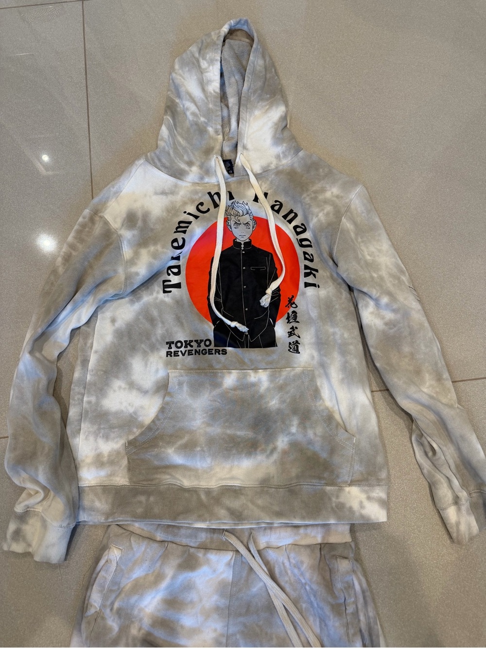 Tokyo Revengers Takemichi Hanagaki Tie Dye Hoodie Jogger Set - Picture 2 of 6
